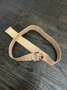 Woven Raffia Belt